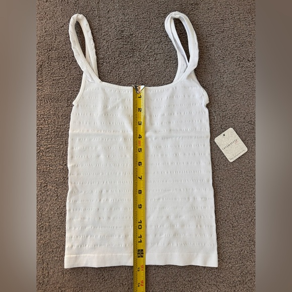 Free People NWT Square One Seamless Cami | Square Neck Stretch Crop Top | XS/S - Picture 7 of 12